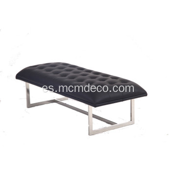 Sofá moderno de cuero Edward 3 Seat